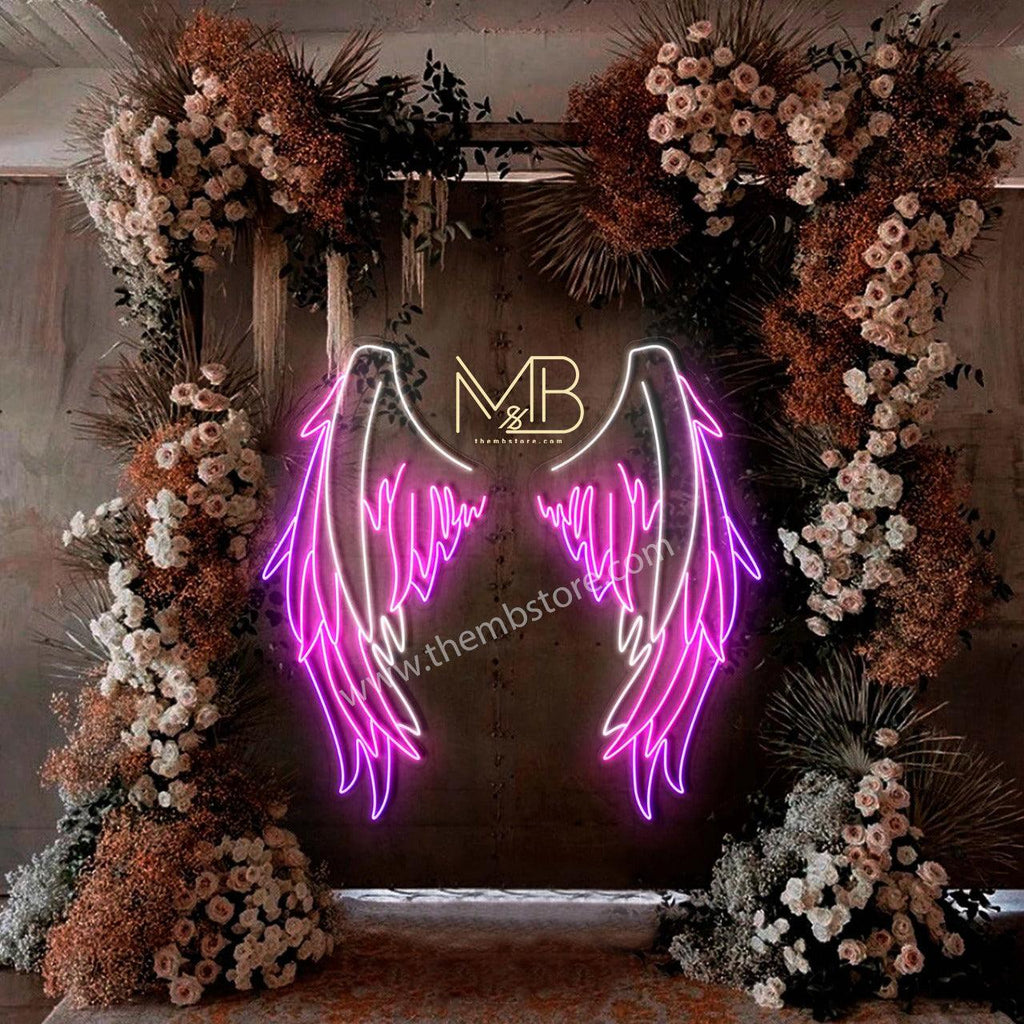 Devil Neon Wings 48 x 48 inches - Makkar & Brothers