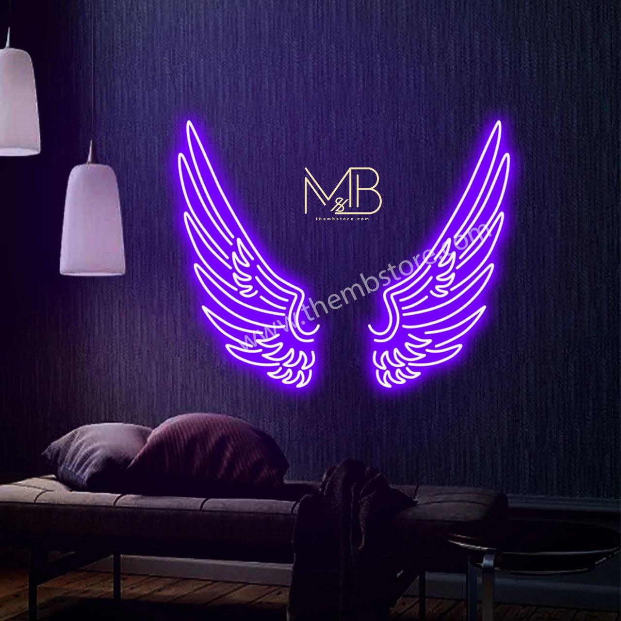 Single Color Neon Wings - Makkar & Brothers