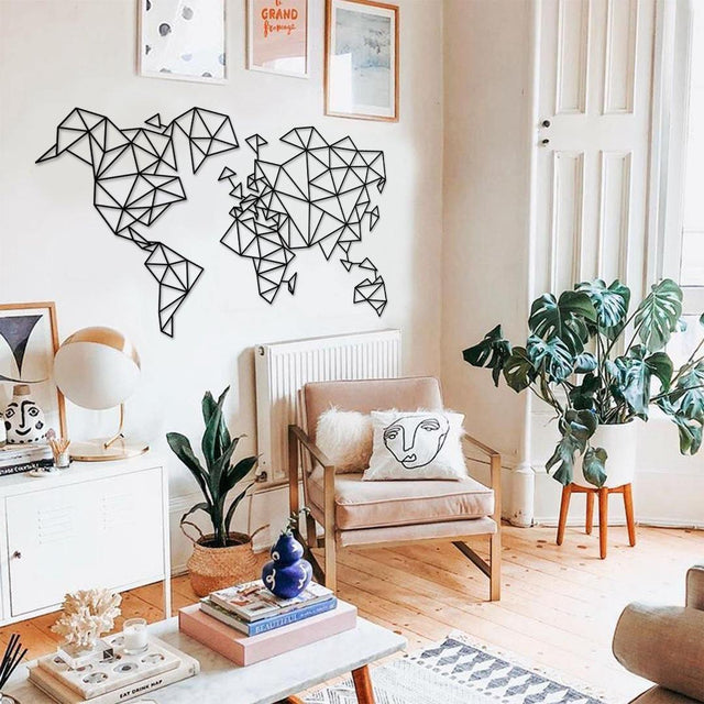 Geometrical World Map