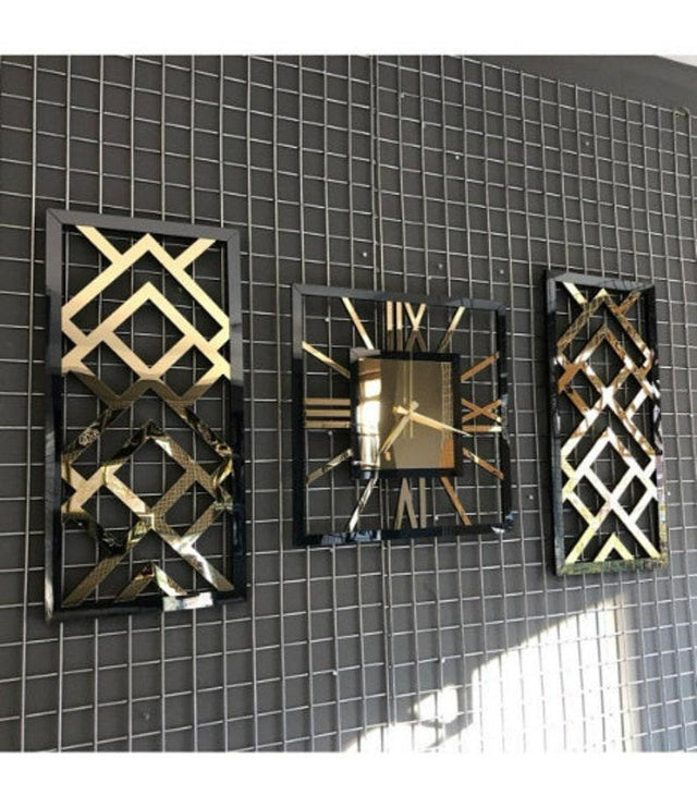 Golden Square Clock
