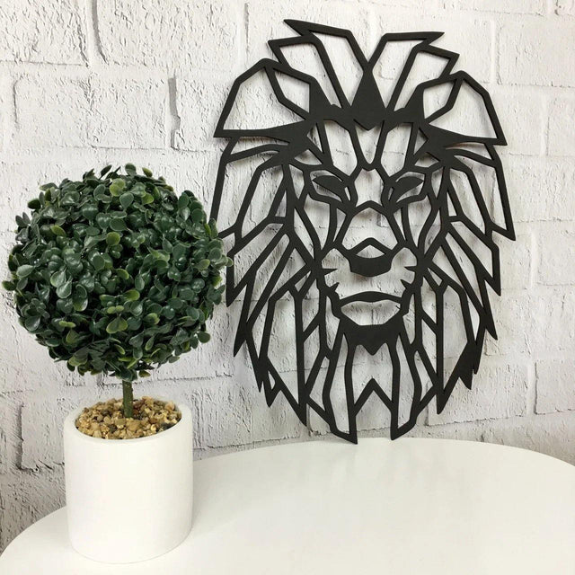 Lion Head Wall Hanging